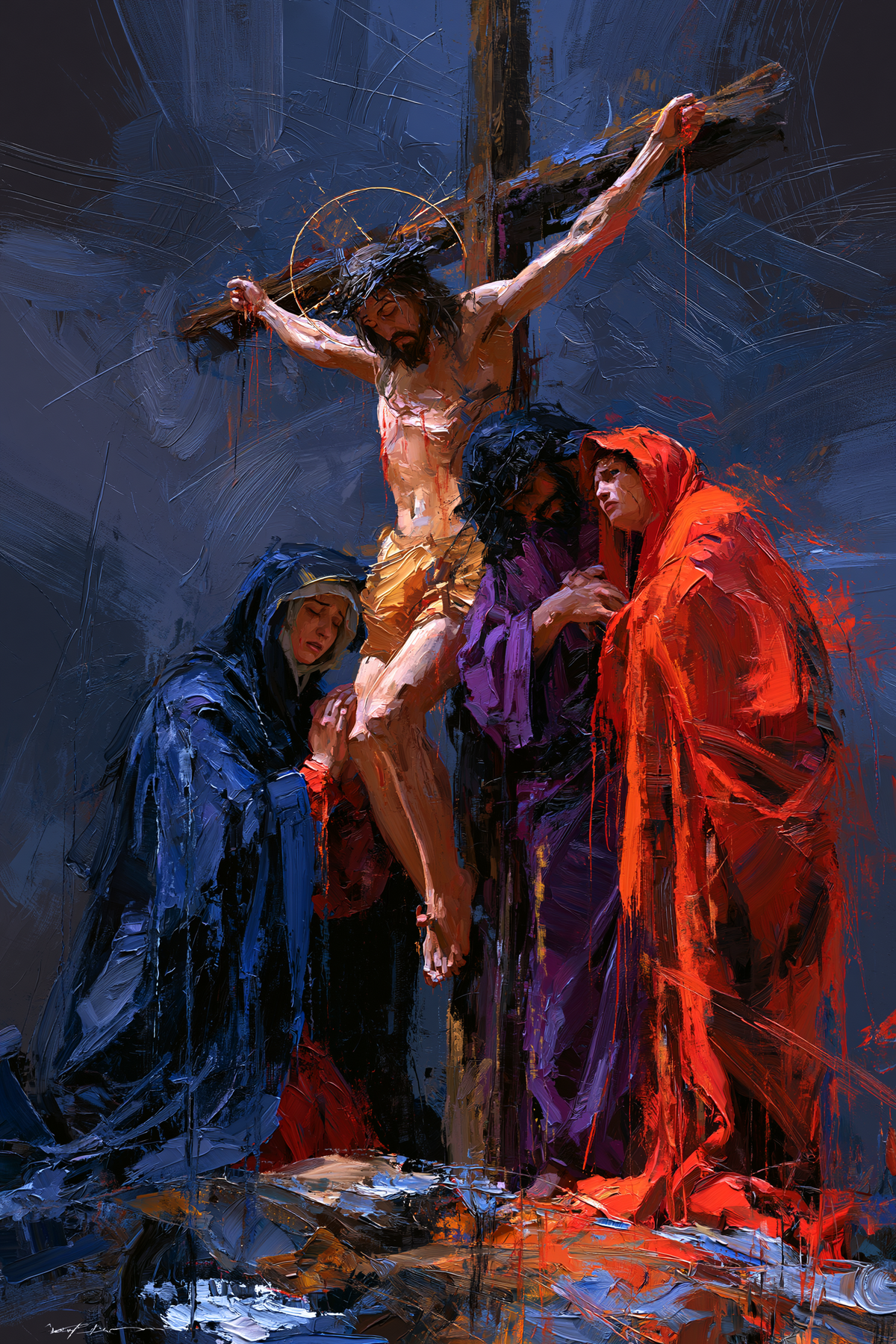 A Crucificação - Expressionista · Retrato n° 13 - Arte cristã