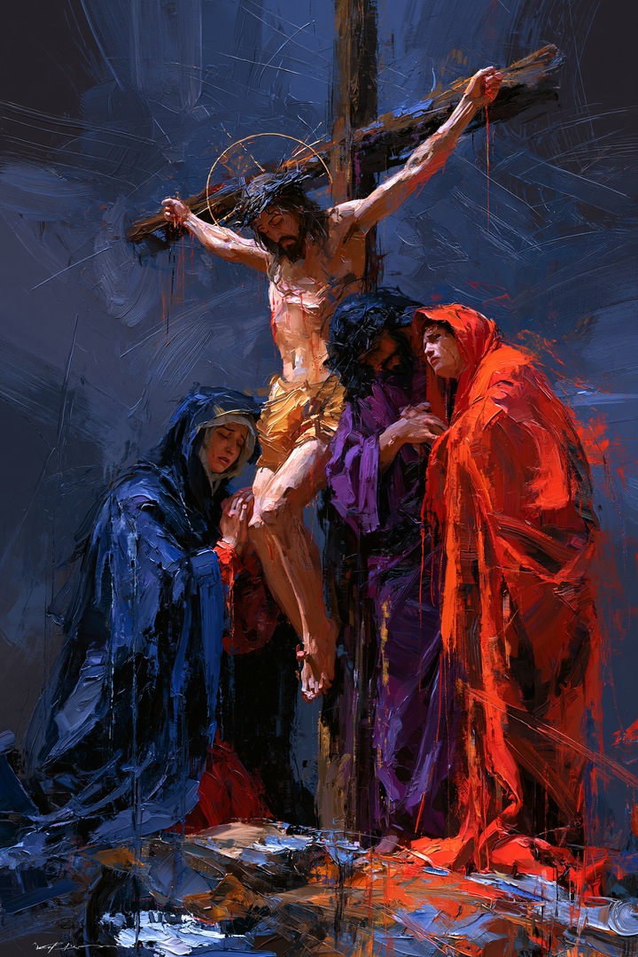 A Crucificação - Expressionista · Retrato n° 13