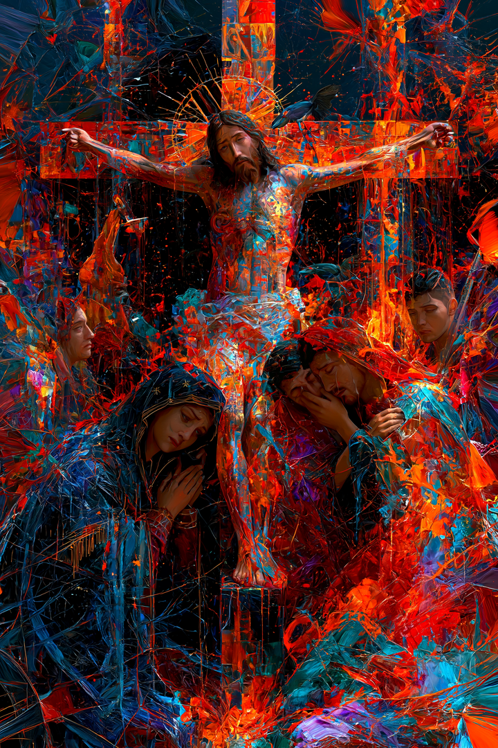 A Crucificação - Expressionista · Retrato n° 14