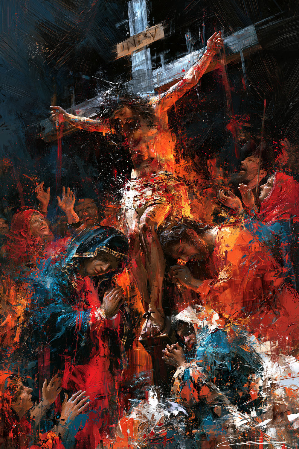 A Crucificação - Expressionista · Retrato n° 15 - Arte cristã