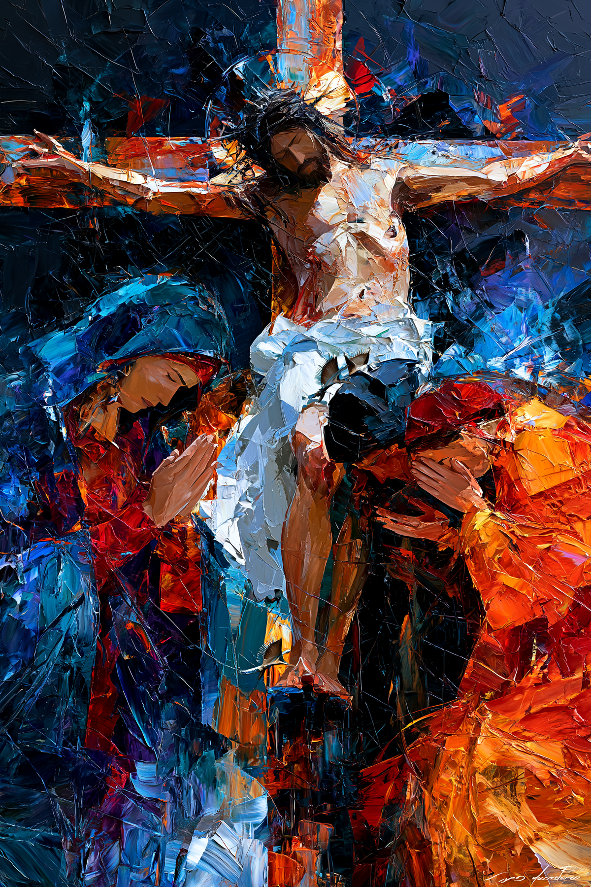 A Crucificação - Expressionista · Retrato n° 16 - Arte cristã