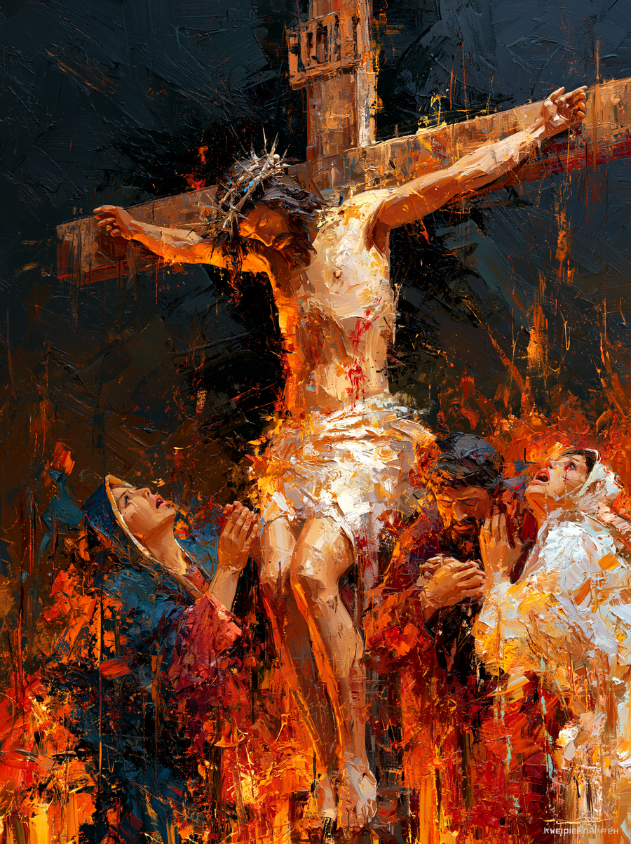 A Crucificação - Expressionista · Retrato n° 19