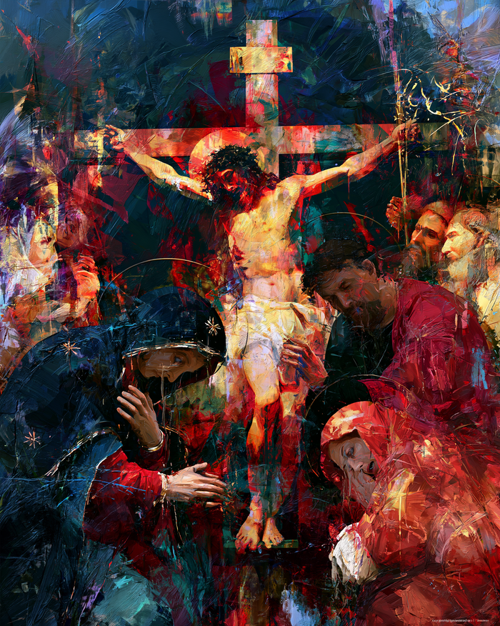 A Crucificação - Expressionista · Retrato n° 21