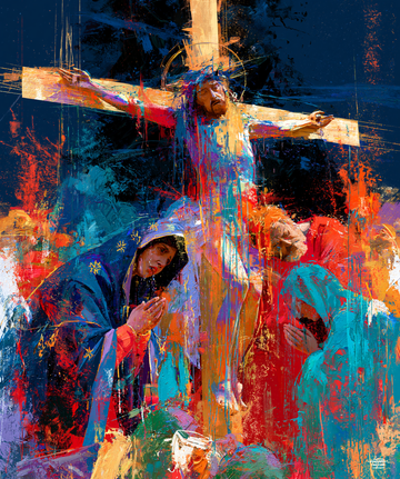 A Crucificação - Expressionista · Retrato n° 25