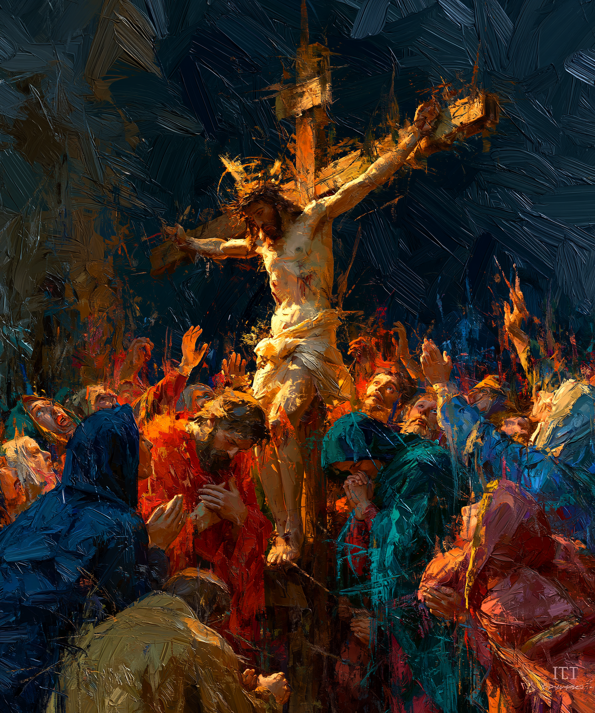 A Crucificação - Expressionista · Retrato n° 26 - Arte cristã