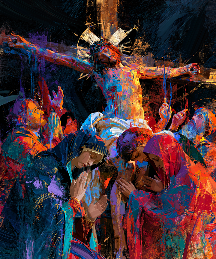 A Crucificação - Expressionista · Retrato n° 27
