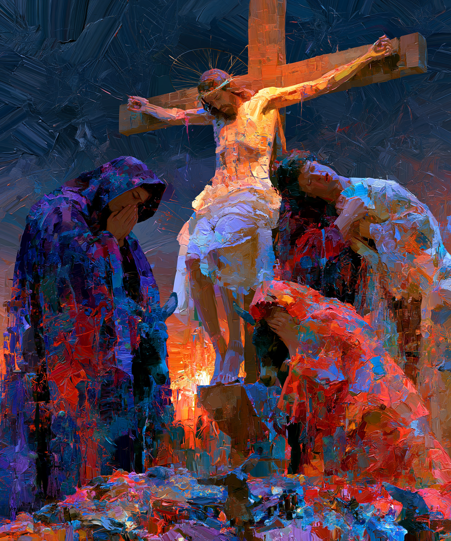 A Crucificação - Expressionista · Retrato n° 28
