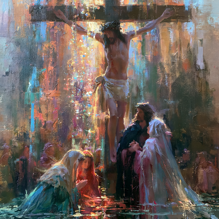 A Crucificação - Impressionista · Quadrado n° 5