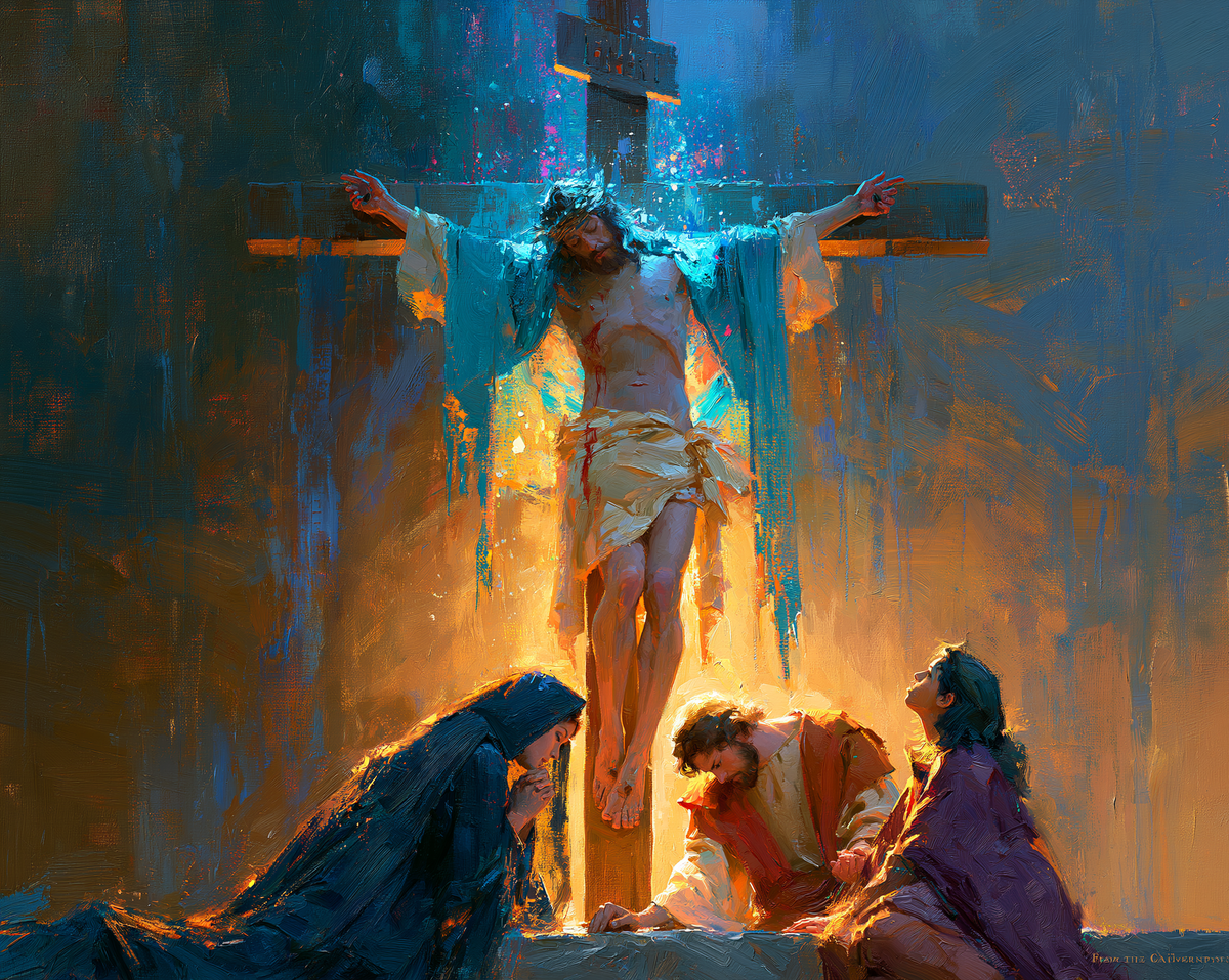 A Crucificação - Impressionista · Paisagem n° 5 - Arte cristã