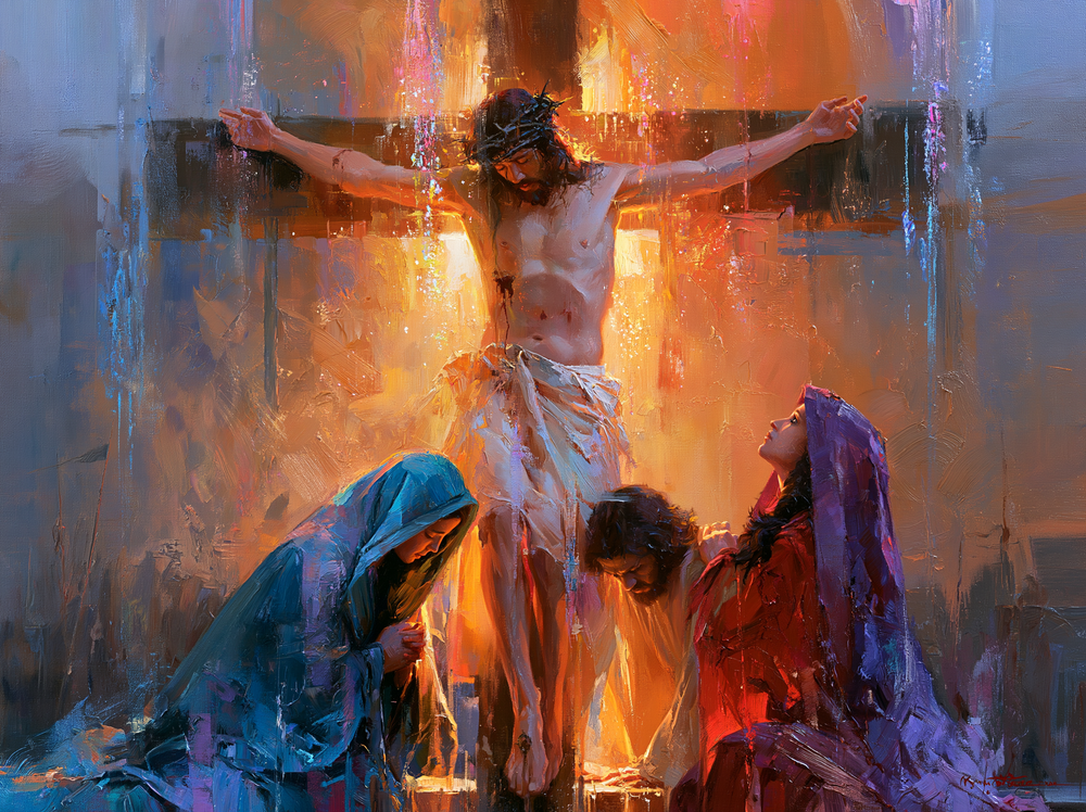 A Crucificação - Impressionista · Paisagem n° 8 - Arte cristã