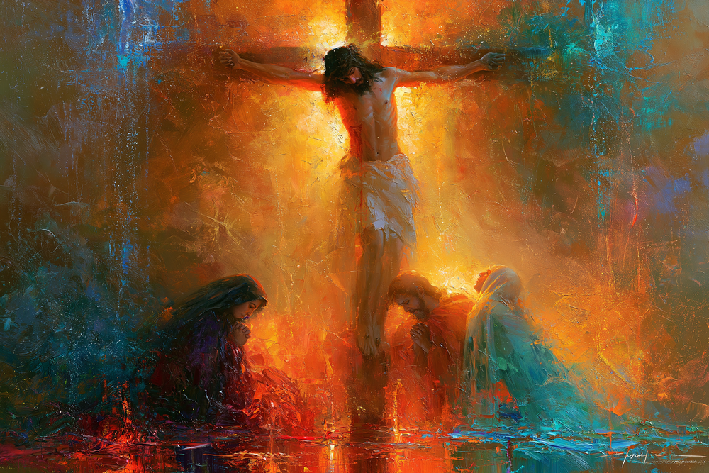 A Crucificação - Impressionista · Paisagem n° 12 - Arte cristã