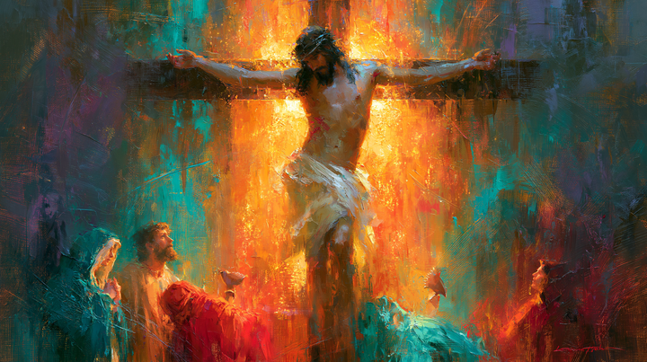 The Crucifixion - Impressionist · Landscape n° 13