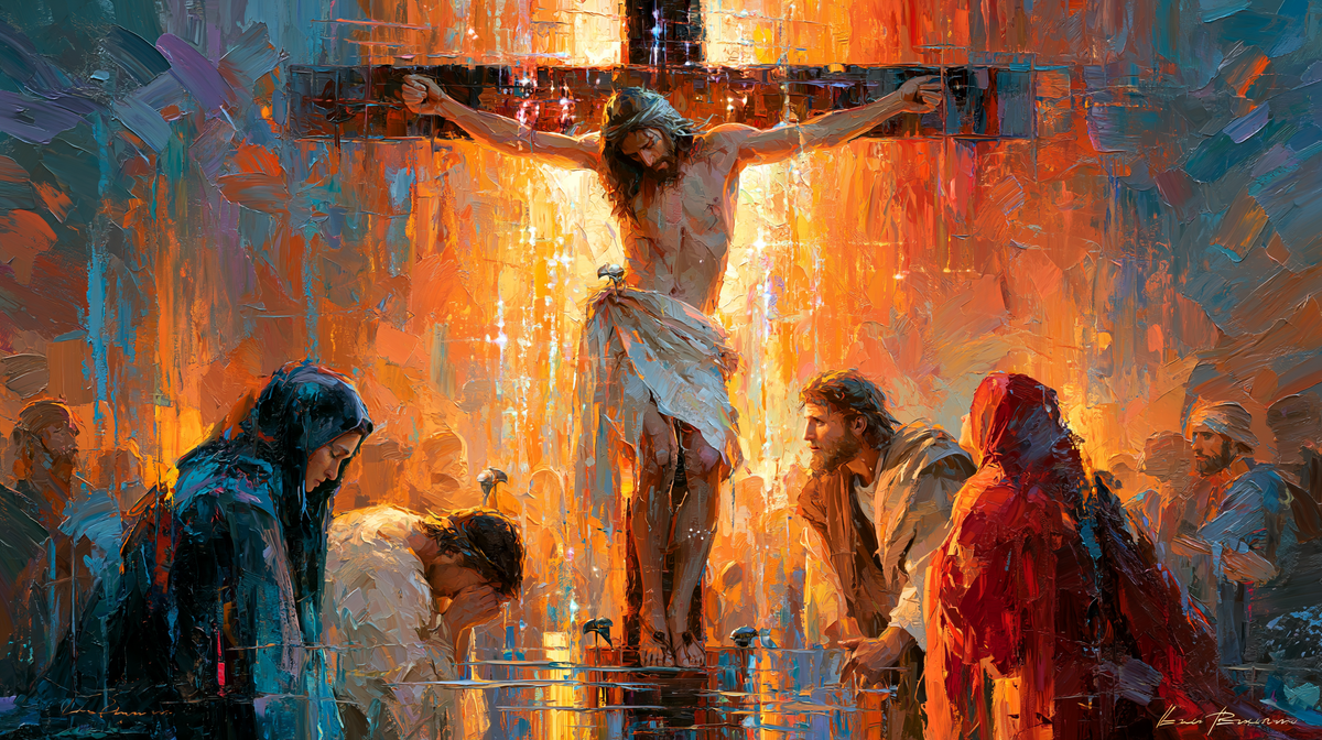 A Crucificação - Impressionista · Paisagem n° 14 - Arte cristã