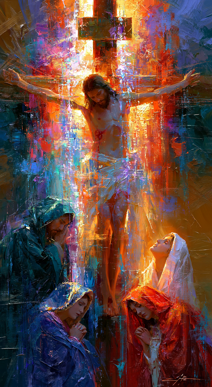 A Crucificação - Impressionista · Retrato n° 6