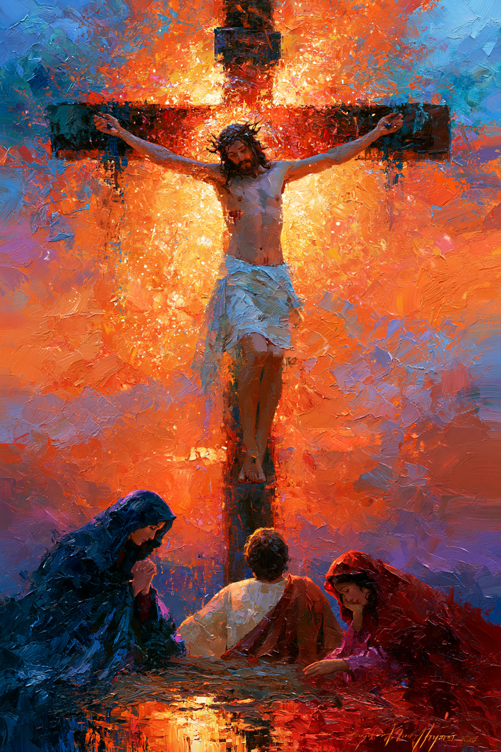 A Crucificação - Impressionista · Retrato n° 13