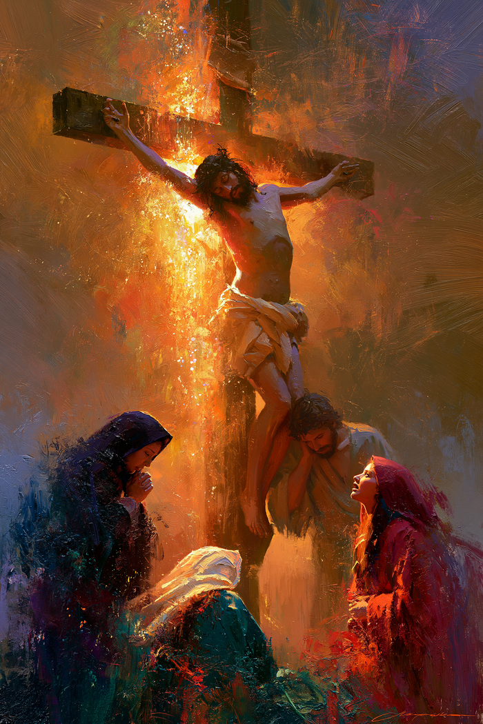 A Crucificação - Impressionista · Retrato n° 14