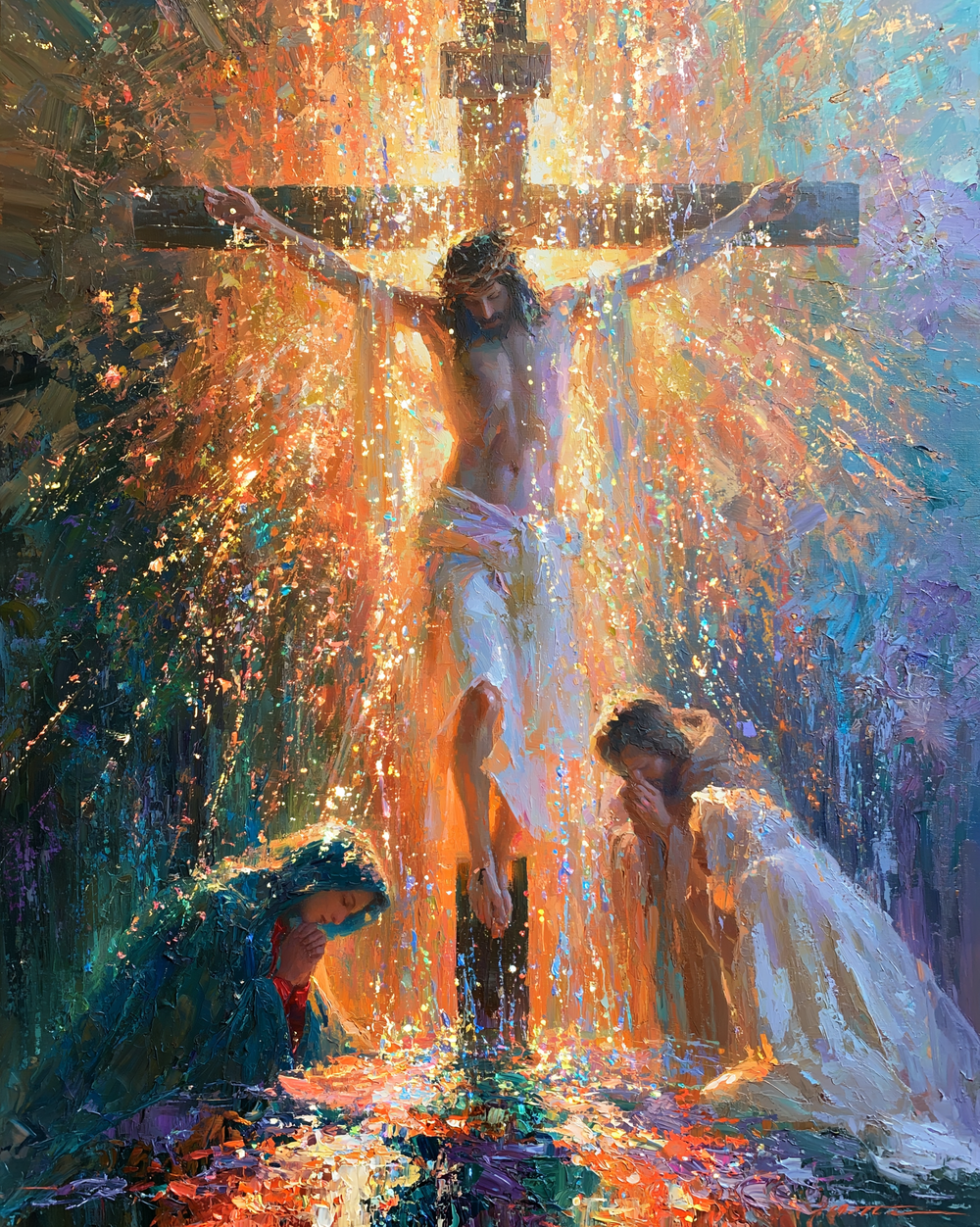 A Crucificação - Impressionista · Retrato n° 18 - Arte cristã