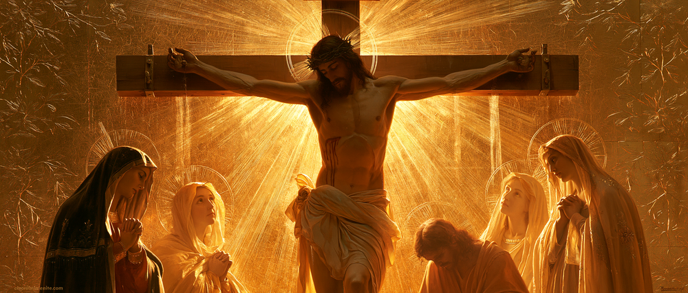A Crucificação - Sagrado Dourado · Paisagem n° 5 - Arte cristã