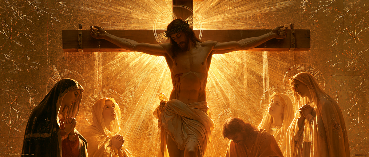 The Crucifixion — The Five Silences in Golden Radiance