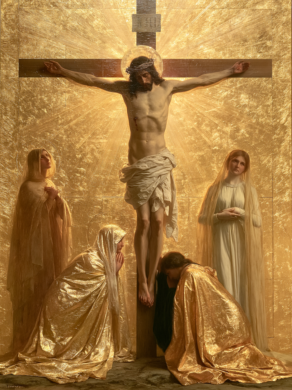 A Crucificação - Sagrado Dourado · Retrato n° 10 - Arte cristã