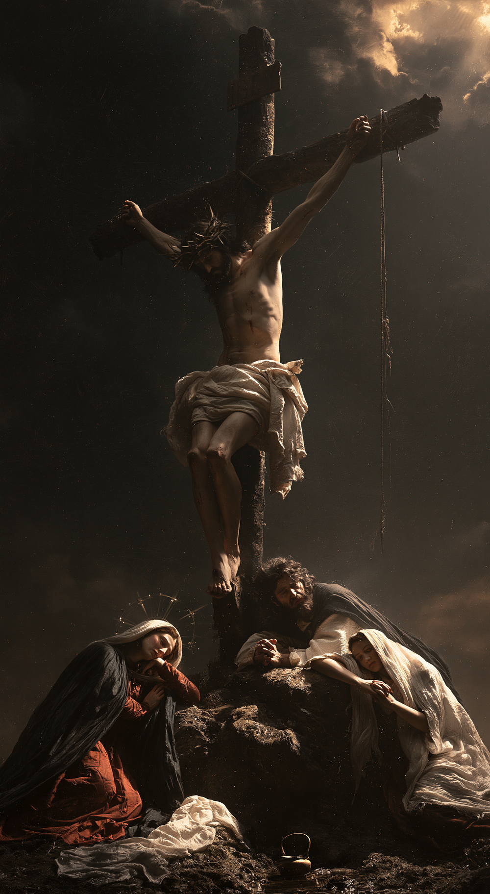 A Crucificação - Silêncio Sagrado · Retrato n° 4 - Arte cristã