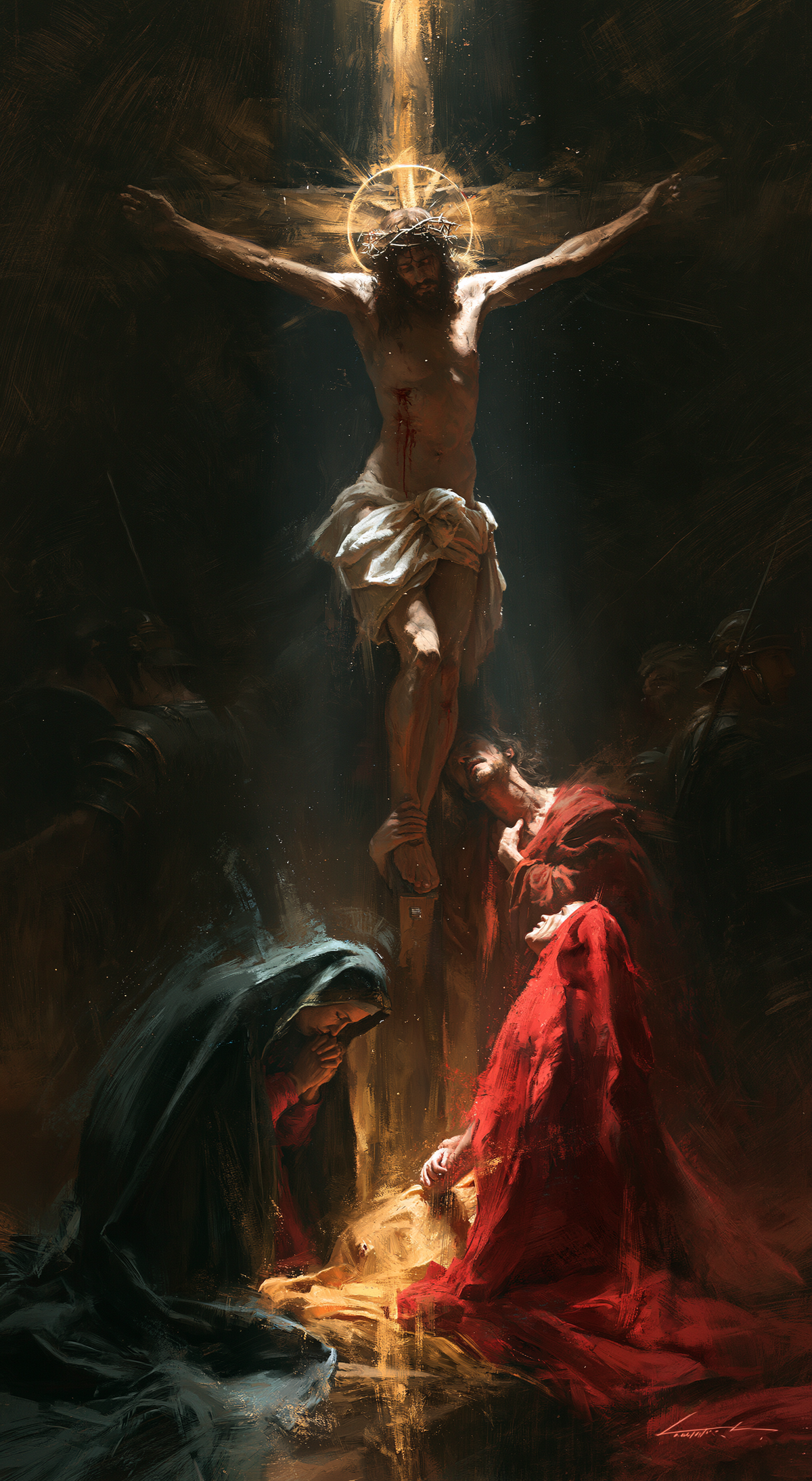 A Crucificação - Silêncio Sagrado · Retrato n° 5 - Arte cristã