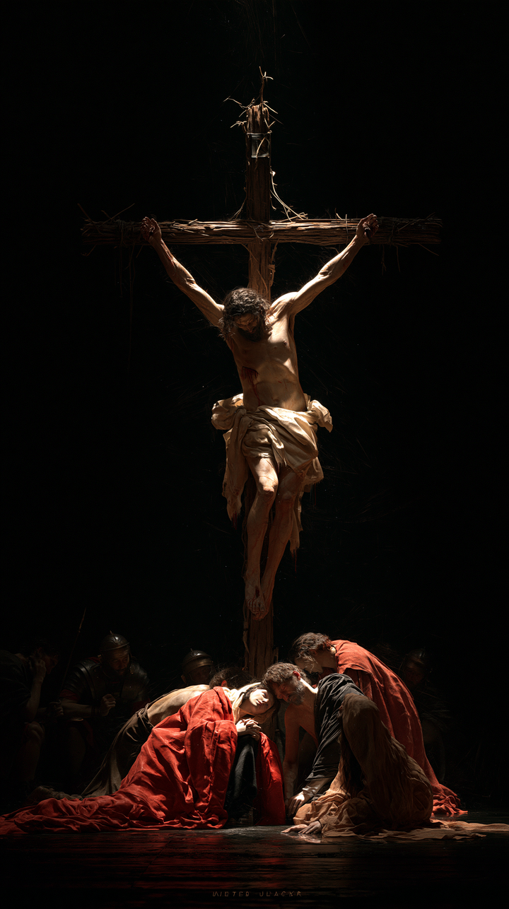 A Crucificação - Silêncio Sagrado · Retrato n° 9