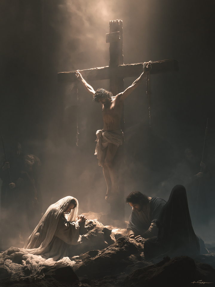 A Crucificação - Silêncio Sagrado · Retrato n° 14