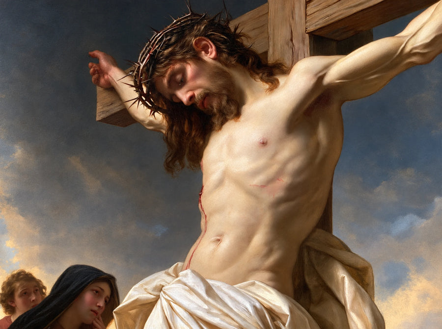 The Crucifixion – Mourners in Baroque Shadow