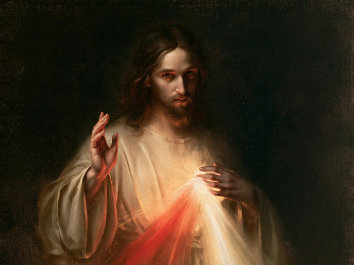 Divine Mercy Jesus - Contemporary Minimalism · Landscape n° 1