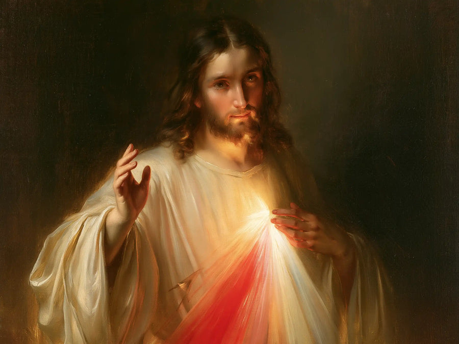 Divine Mercy Jesus - Devotional Portrait · Landscape n° 1