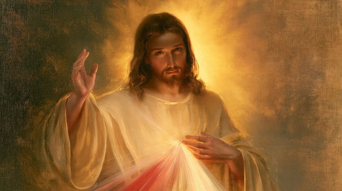 Divine Mercy Jesus — The Warmth of the Offered Gaze
