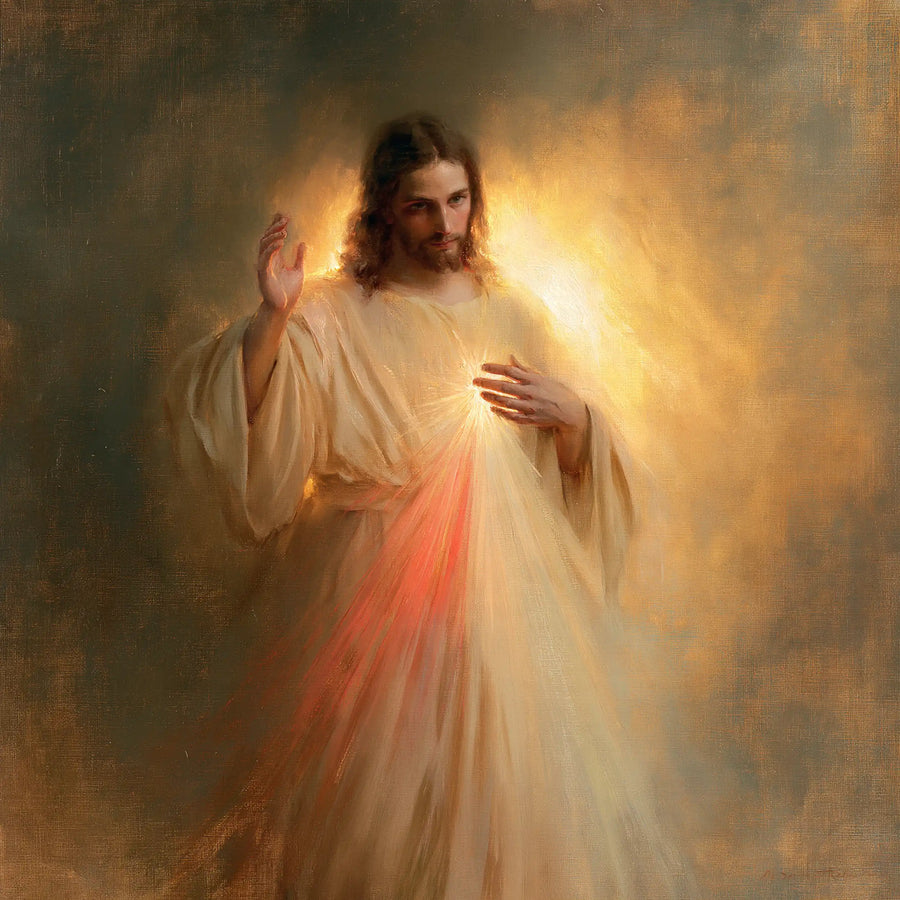 Divine Mercy Jesus - Jesus Blessing · Square n° 3
