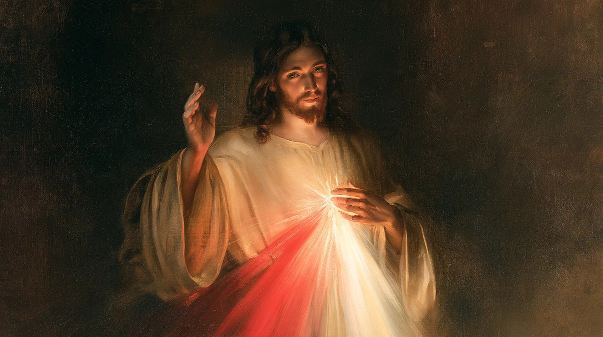 Divine Mercy Jesus — The Glow Rising to the Face