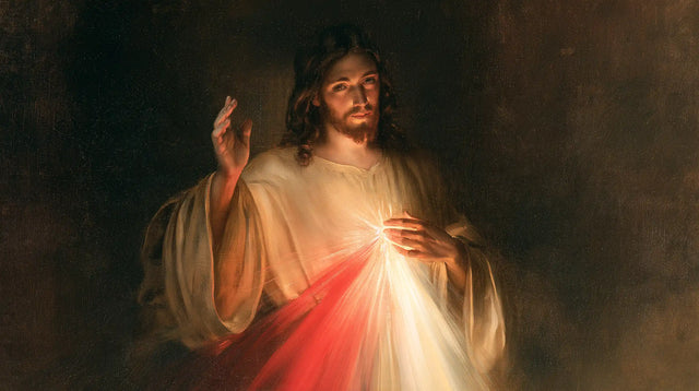 Divine Mercy Jesus — The Glow Rising to the Face