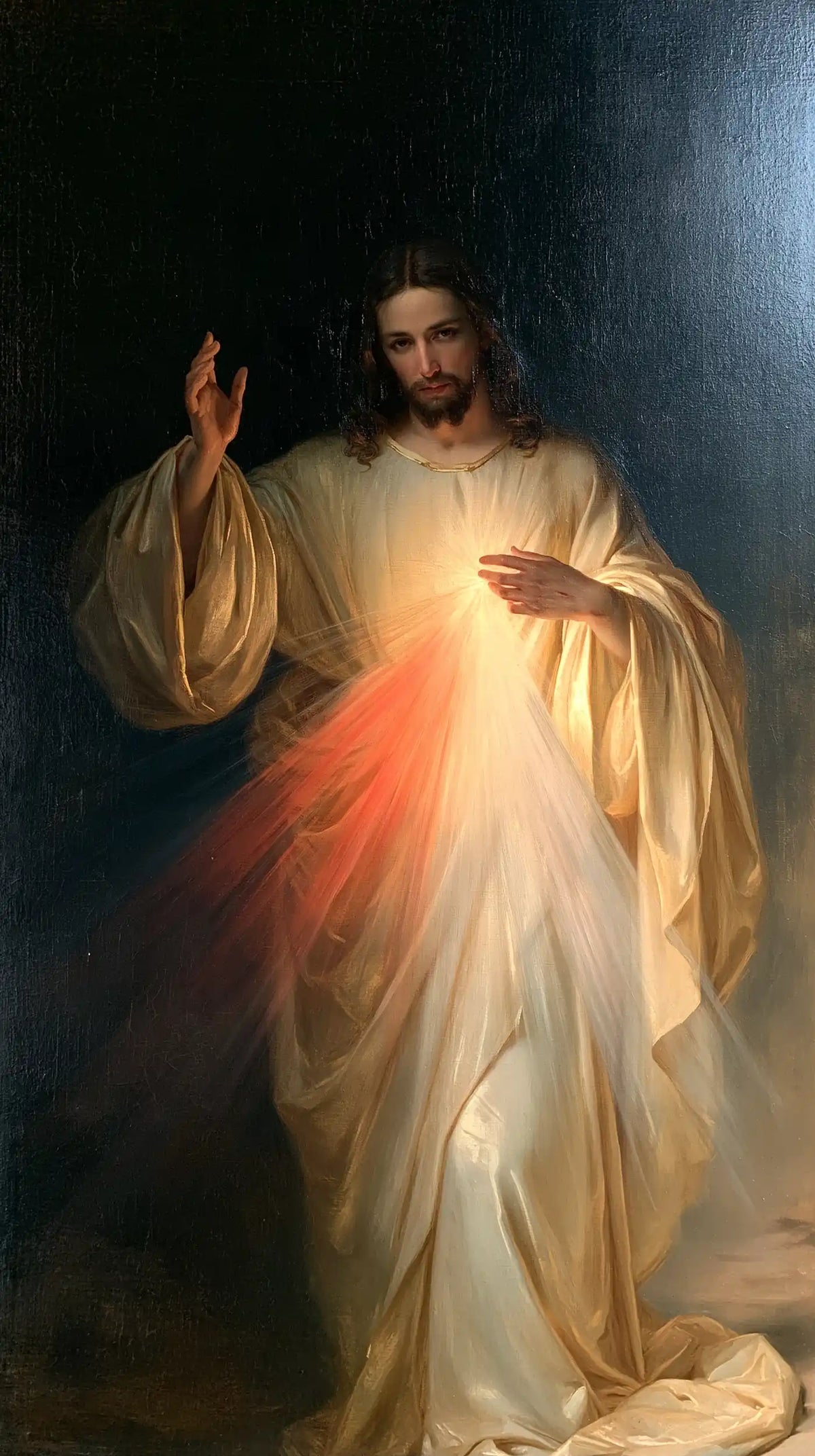 Divine Mercy Jesus - Rays of Mercy · Portrait n° 3