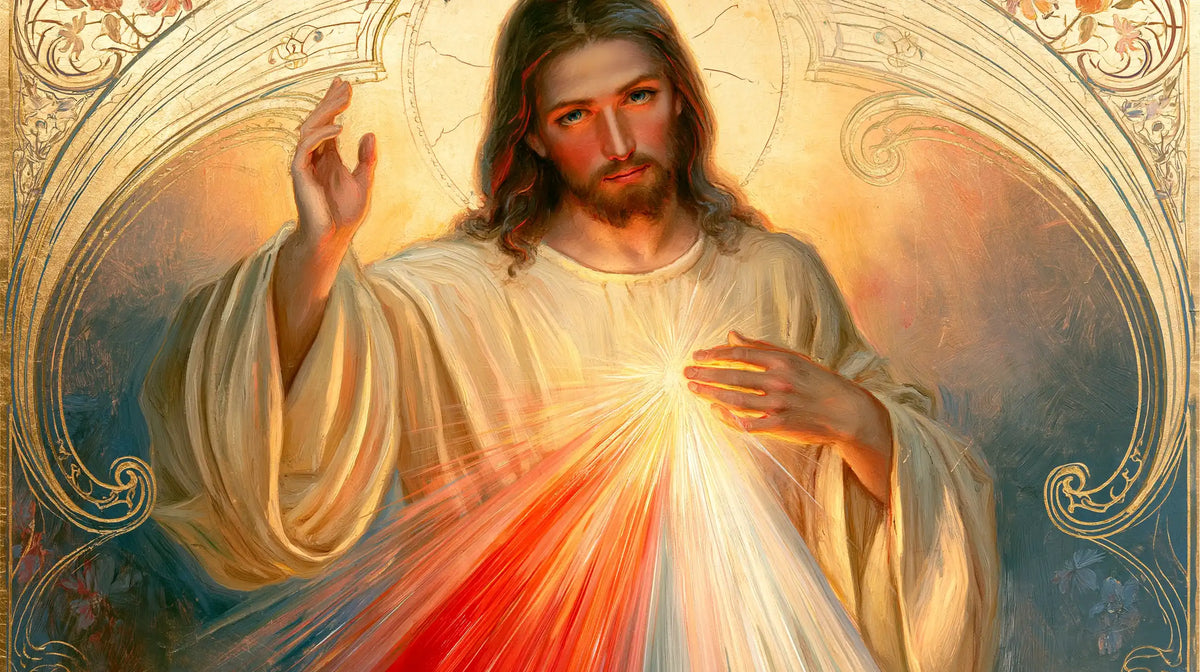 Divine Mercy Jesus — The Halo Above the Azure