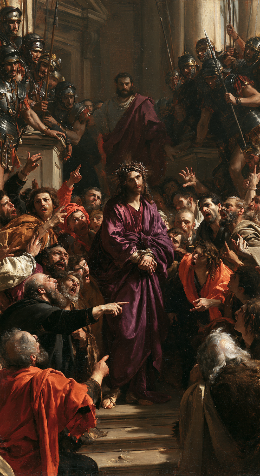 Ecce Homo - Explosão de movimento · Retrato n° 5 - Arte cristã
