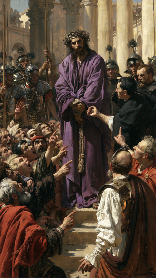 Ecce Homo - Explosão de movimento · Retrato n° 9 - Arte cristã