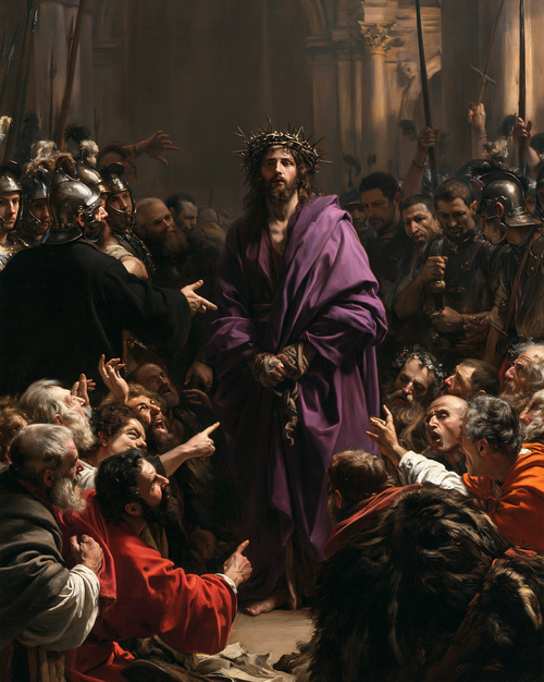 Ecce Homo - Explosão de movimento · Retrato n° 20 - Arte cristã