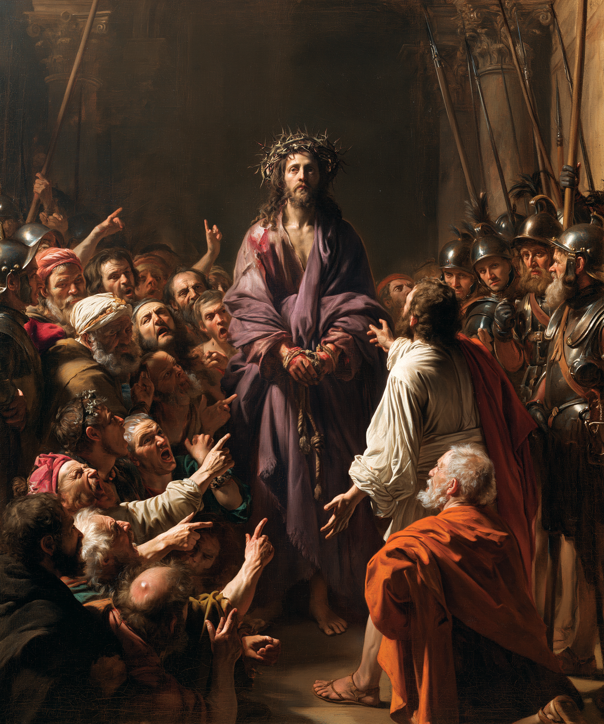 Ecce Homo - Explosão de movimento · Retrato n° 24 - Arte cristã