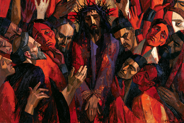 Ecce Homo — The Tall Figure in the Fractured Chorus