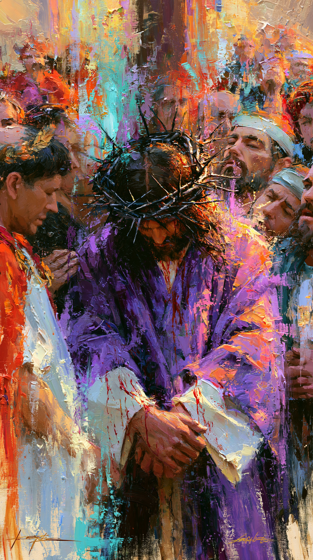 Ecce Homo - Impressionista · Retrato n° 5 - Arte cristã