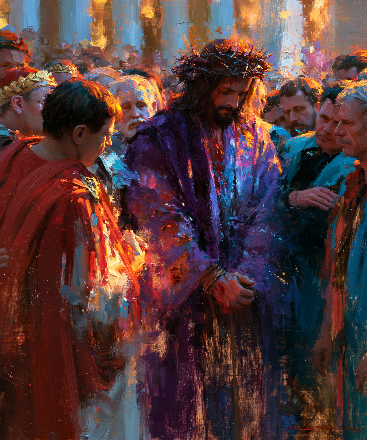 Ecce Homo - Impressionista · Retrato n° 25 - Arte cristã