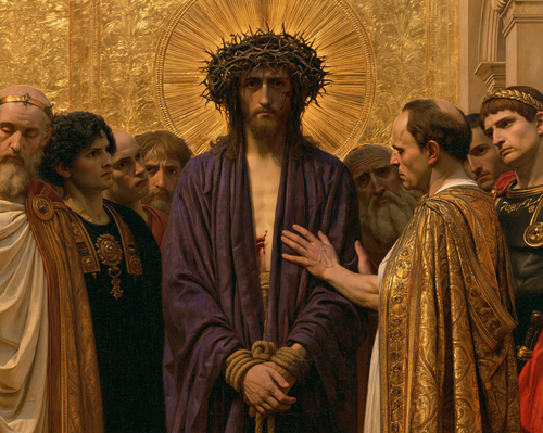 Ecce Homo - Dourado sagrado · Paisagem n° 5 - Arte cristã
