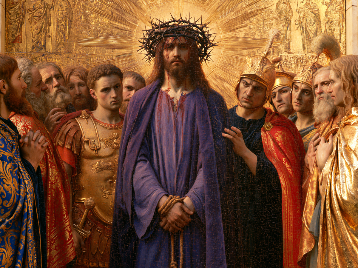 Ecce Homo - Dourado sagrado · Paisagem n° 7 - Arte cristã