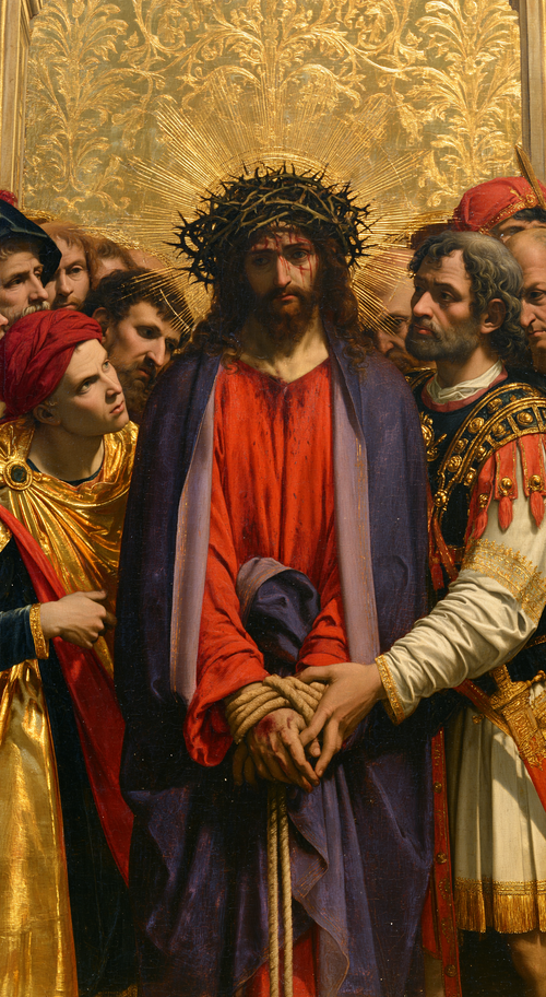 Ecce Homo - Dourado sagrado · Retrato n° 4 - Arte cristã