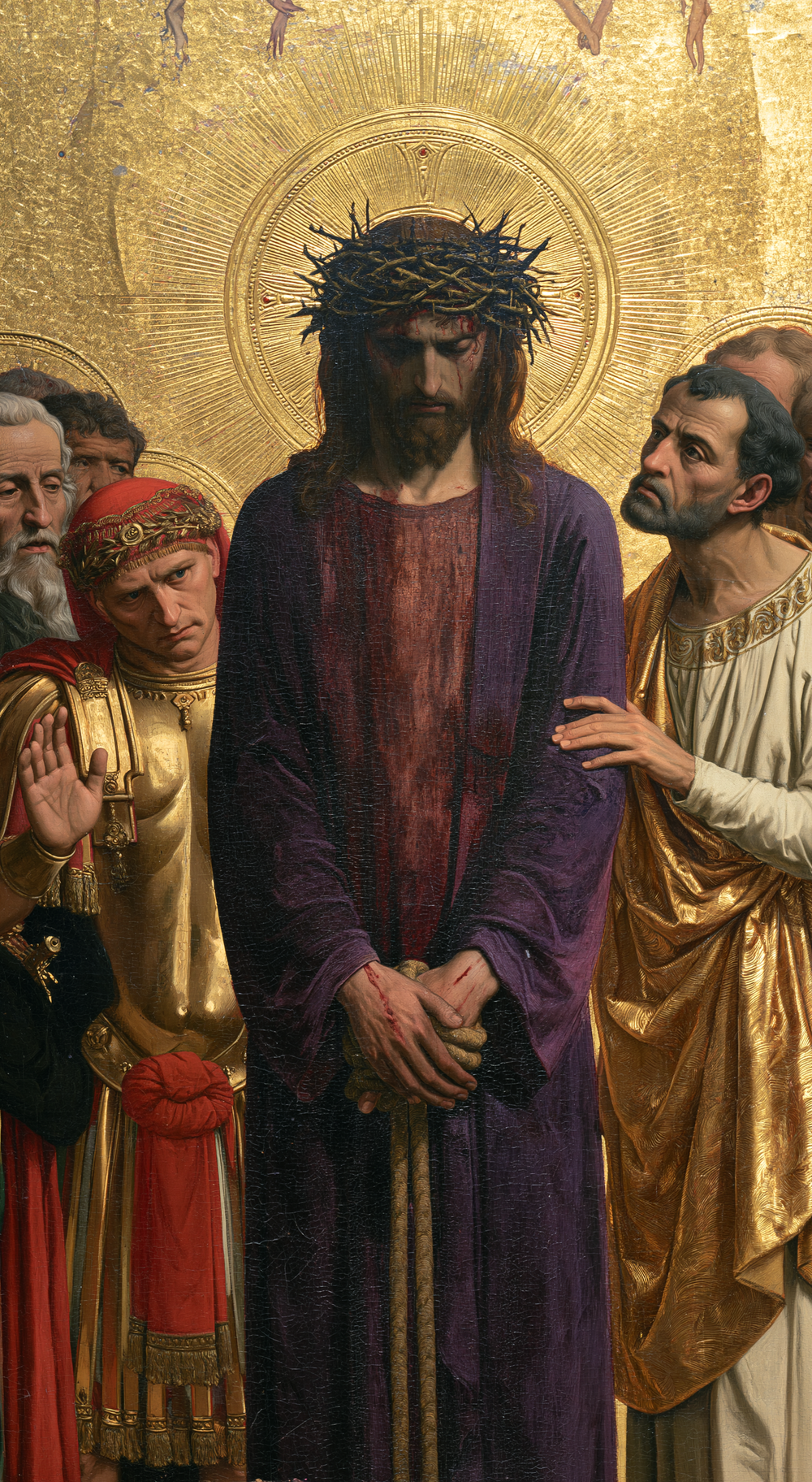 Ecce Homo - Dourado sagrado · Retrato n° 6 - Arte cristã