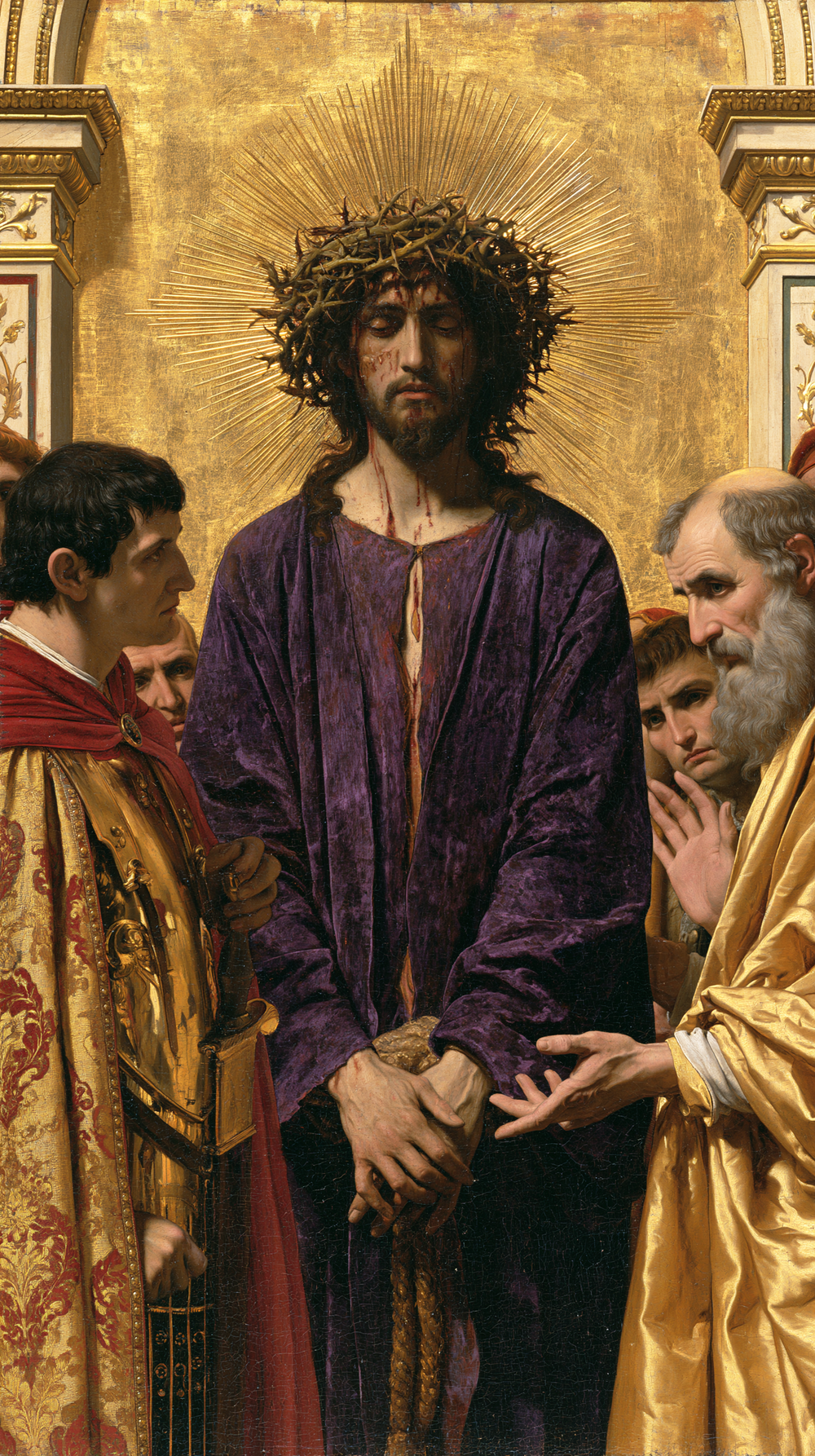Ecce Homo - Dourado sagrado · Retrato n° 9 - Arte cristã