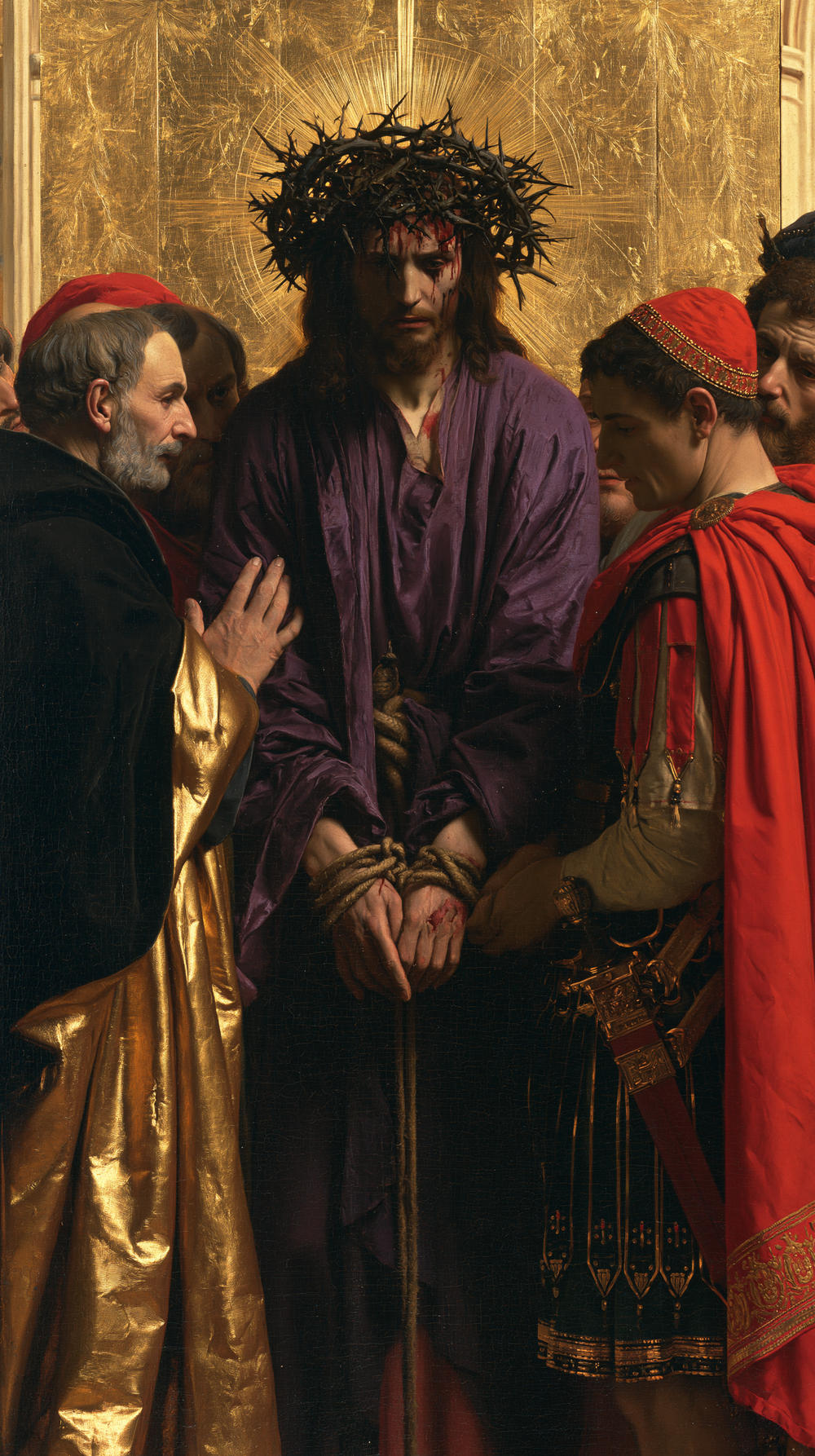 Ecce Homo - Dourado sagrado · Retrato n° 10 - Arte cristã